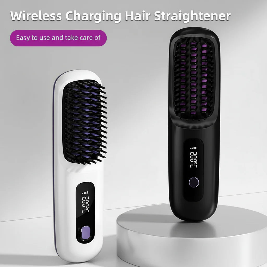 Wireless Heated Straightening Brush